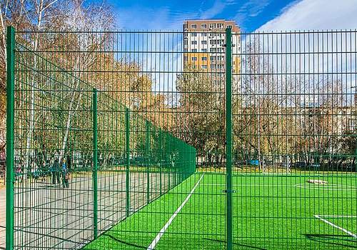 2Д забор для футбольной площадки в Тюмени